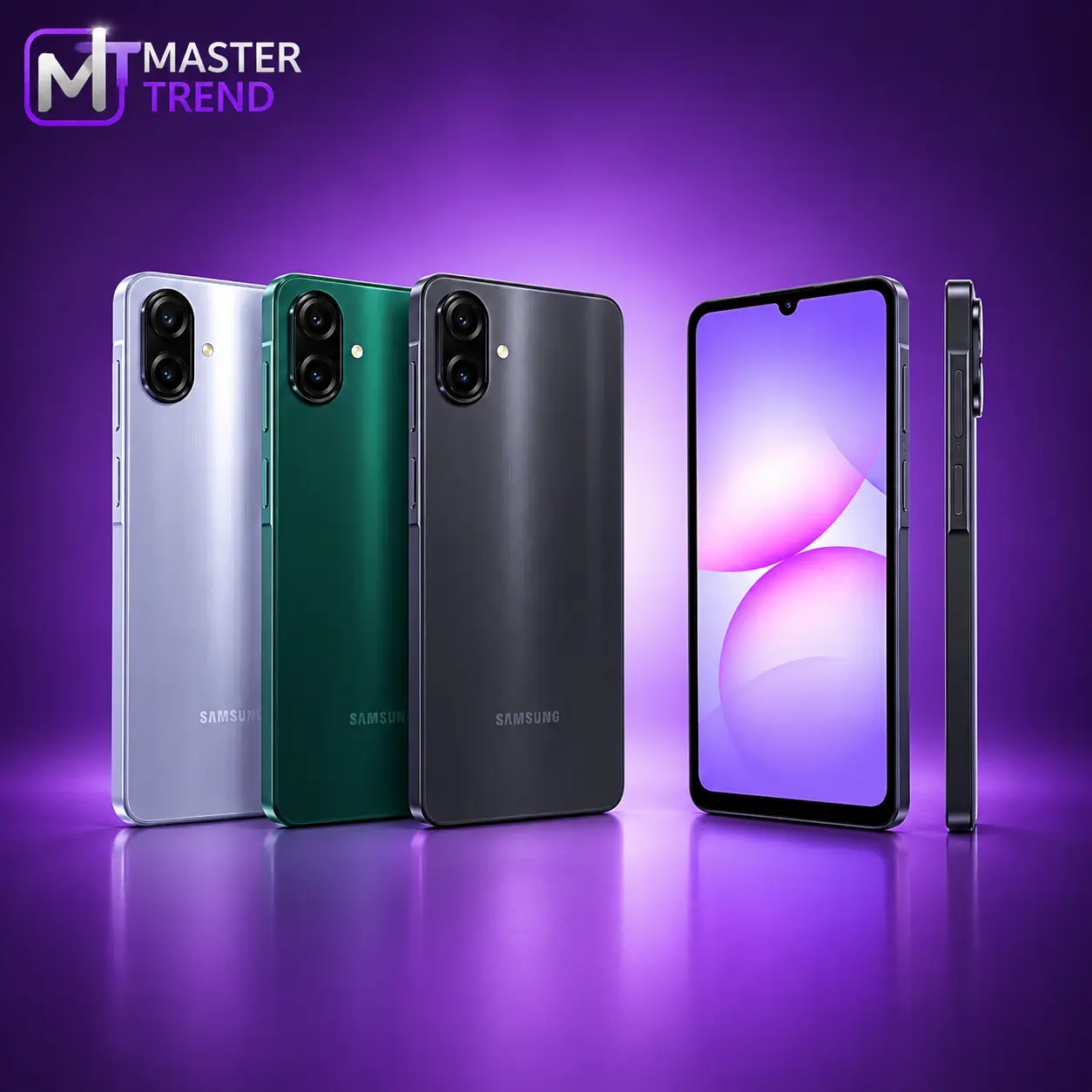Samsung Phones in Purple Spotlight